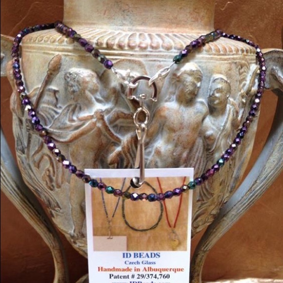 🔥SALE🔥 Silver Mix Czech Glass Convertible Necklace - Picture 4 of 7